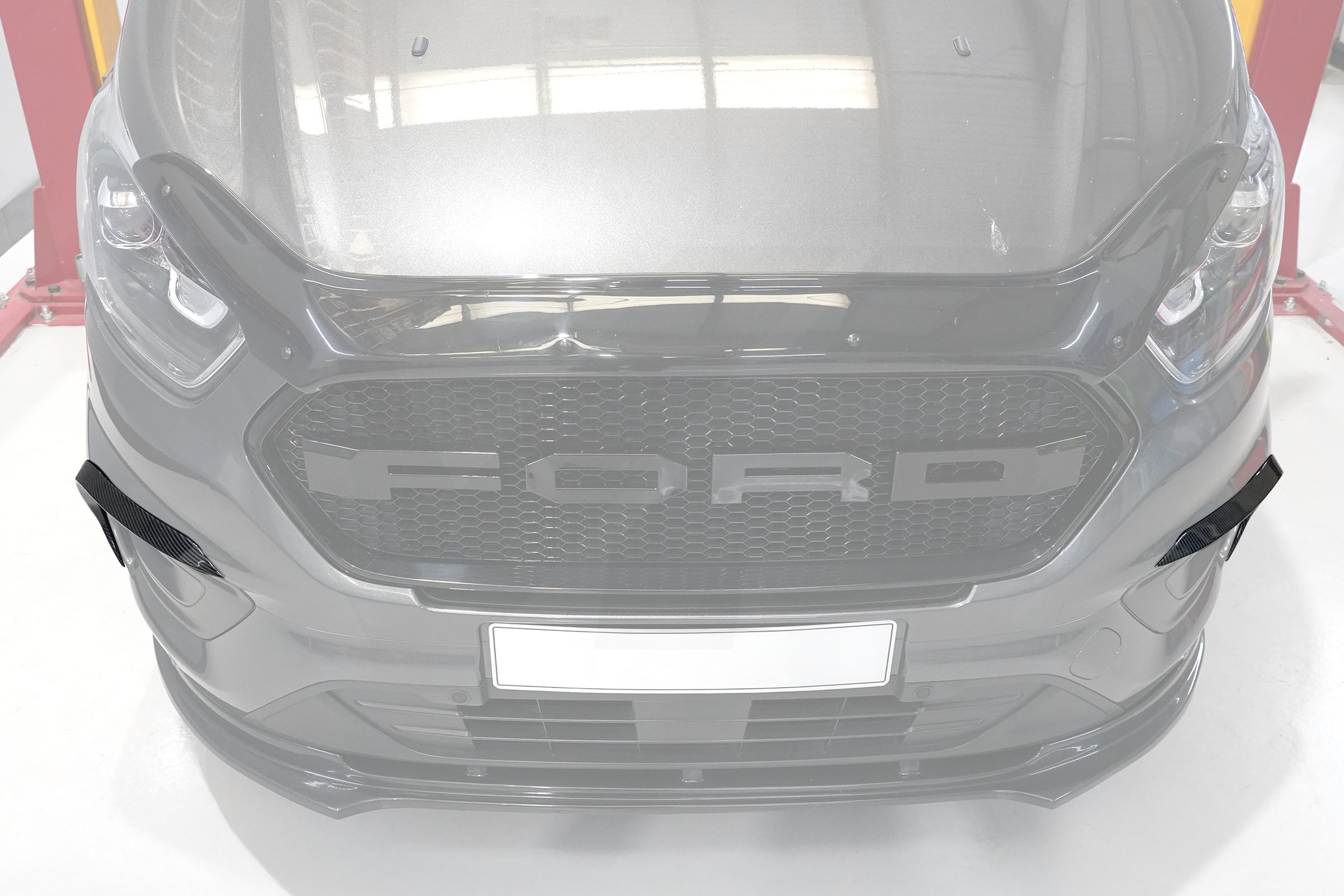 Transit Custom (2018-2023) Front Canards - Carbon Fibre Effect - Image 3