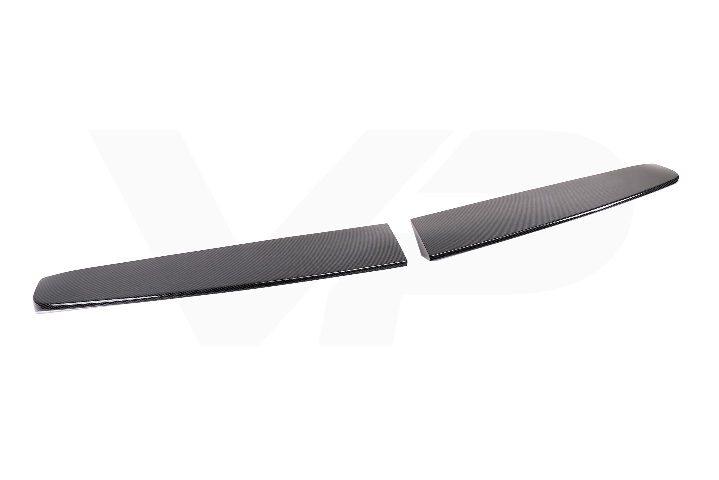 Transit Custom MK1 (2013-2023) Twin Door Rear Spoiler - Carbon Fibre Effect - Image 3