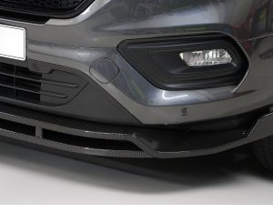 Transit Custom MK1 (2018-2023) Front Splitter - Carbon Fibre Effect - Image 4