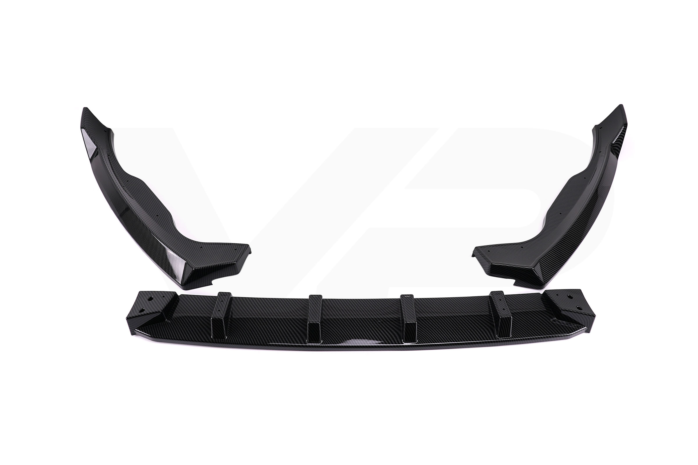 Transit Connect MK2 Facelift (2019-2021) Front Splitter - Carbon Fibre Effect - Image 3