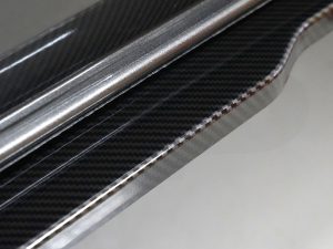 Transit Custom (2018-2023) Side Skirts (SWB) - Carbon Fibre Effect - Image 5