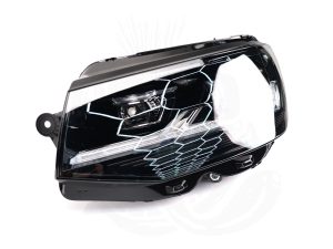 Alternative view of VW T6 Full LED Headlights (T6.1 Style) - Chrome Internals (For Factory Halogen Only)