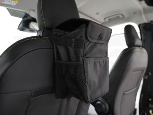 VPG Universal Campervan Headrest Bin - Black - Image 3