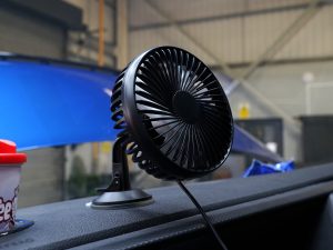 VPG USB 3-Speed Fan with Suction Cup - 5V (12cm Fan)