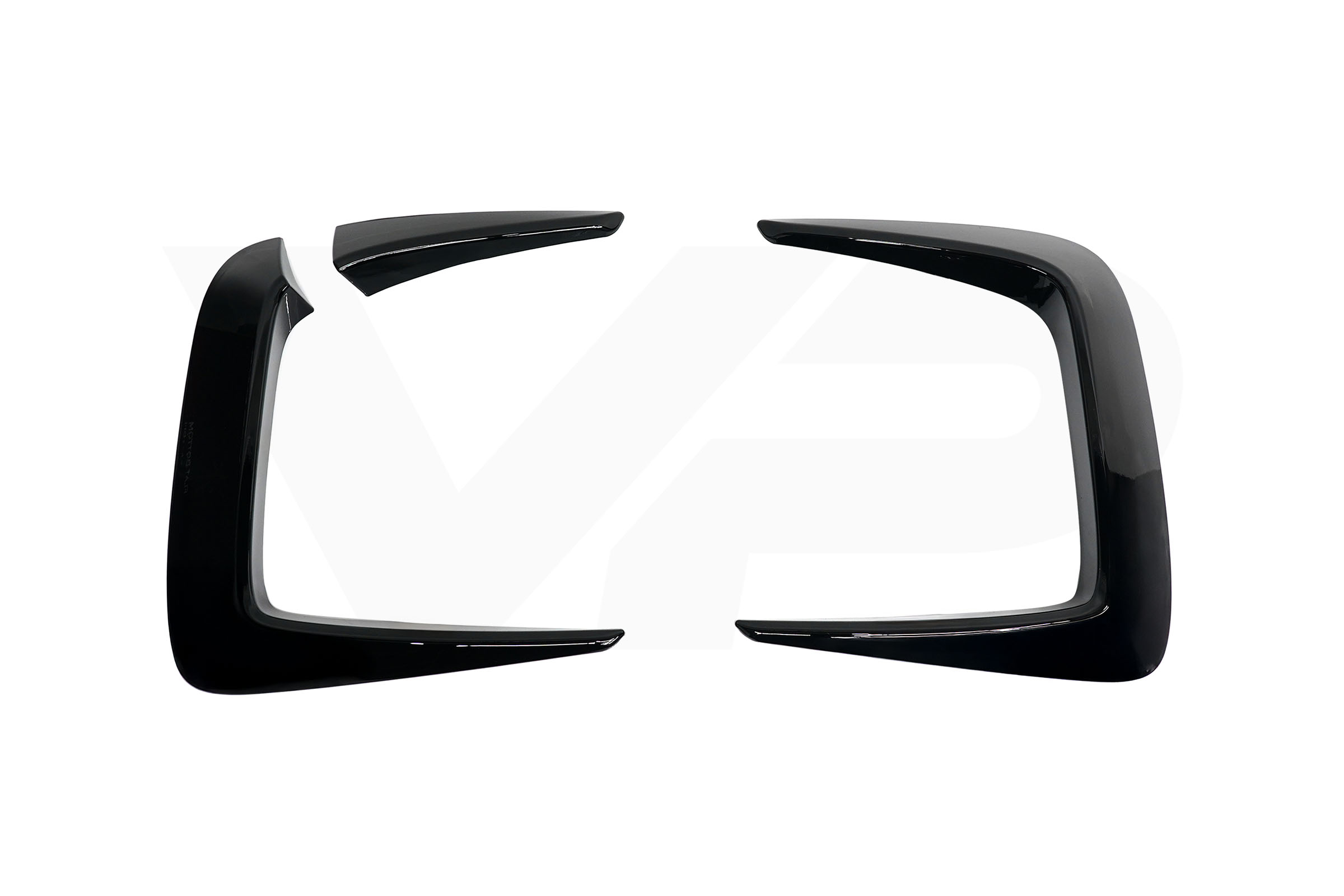 Transit E Custom/PHEV (2024>) Front Canards - Gloss Black