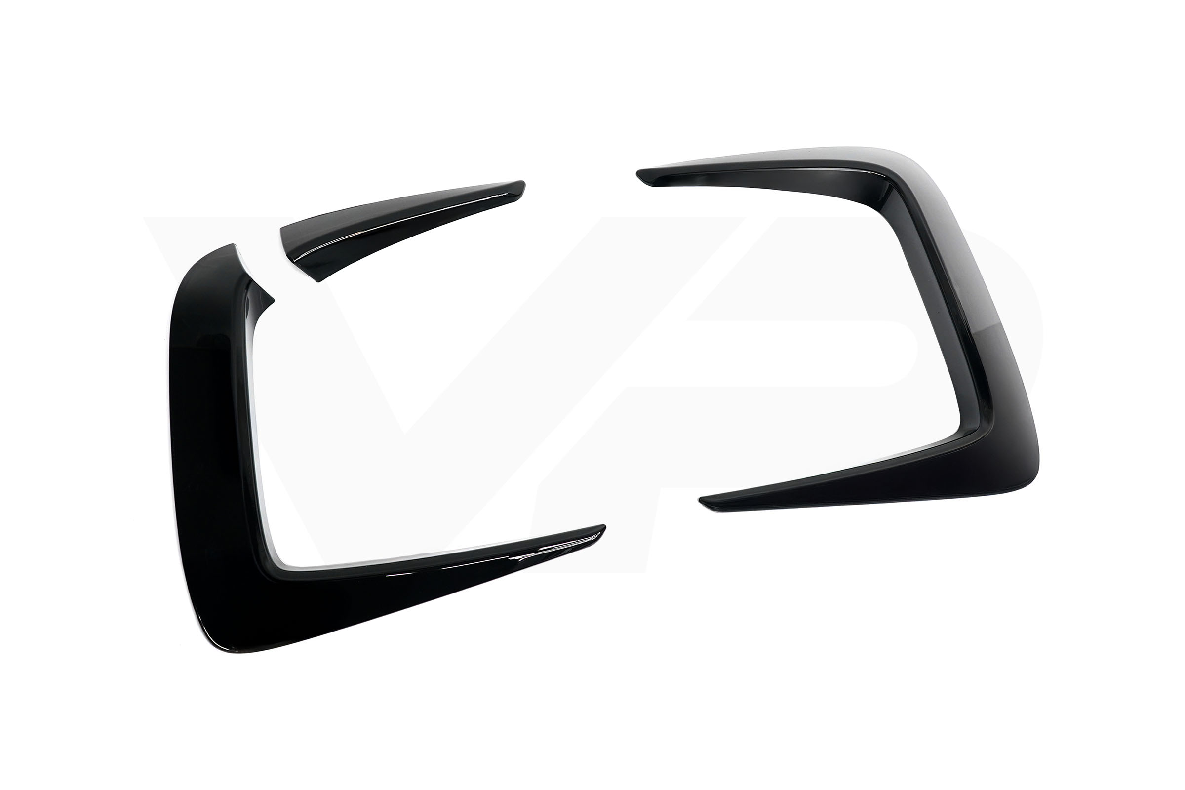 Transit E Custom/PHEV (2024>) Front Canards - Gloss Black - Image 2