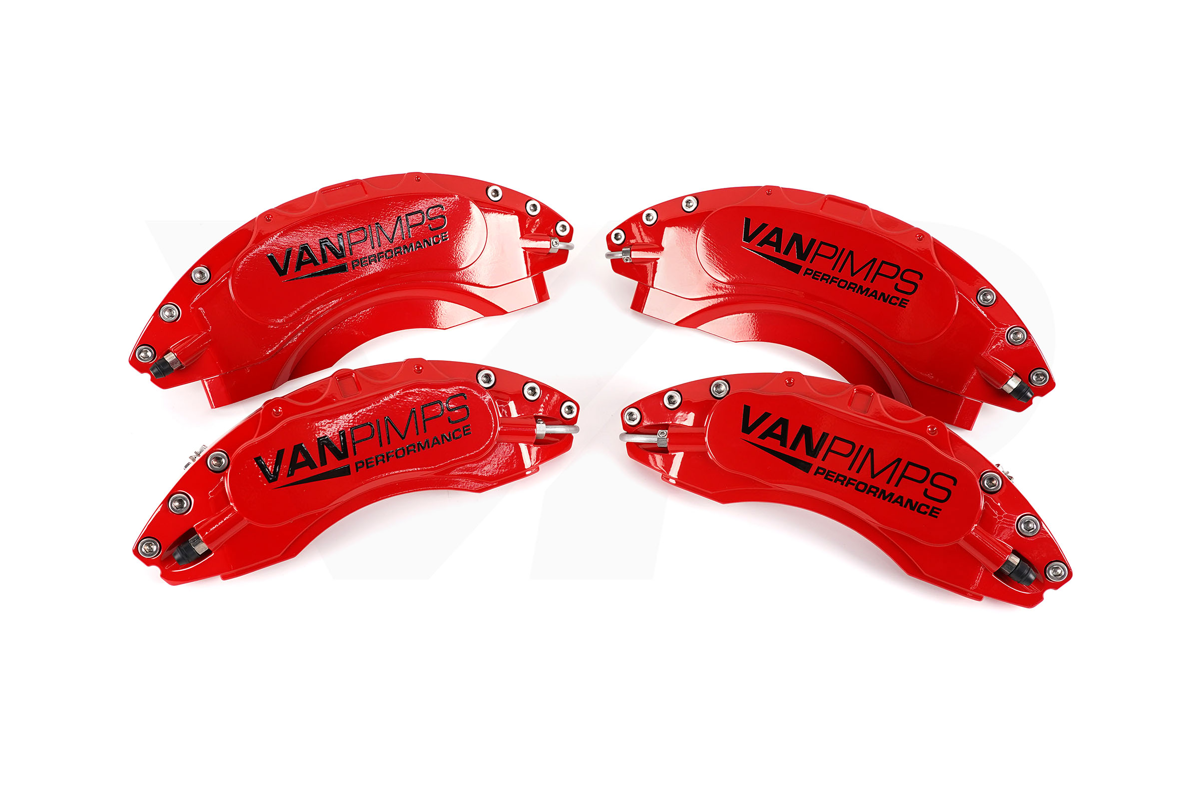 Transit Custom 13-23 VanPimps Performance Caliper Covers - Red (4 Piece Set)