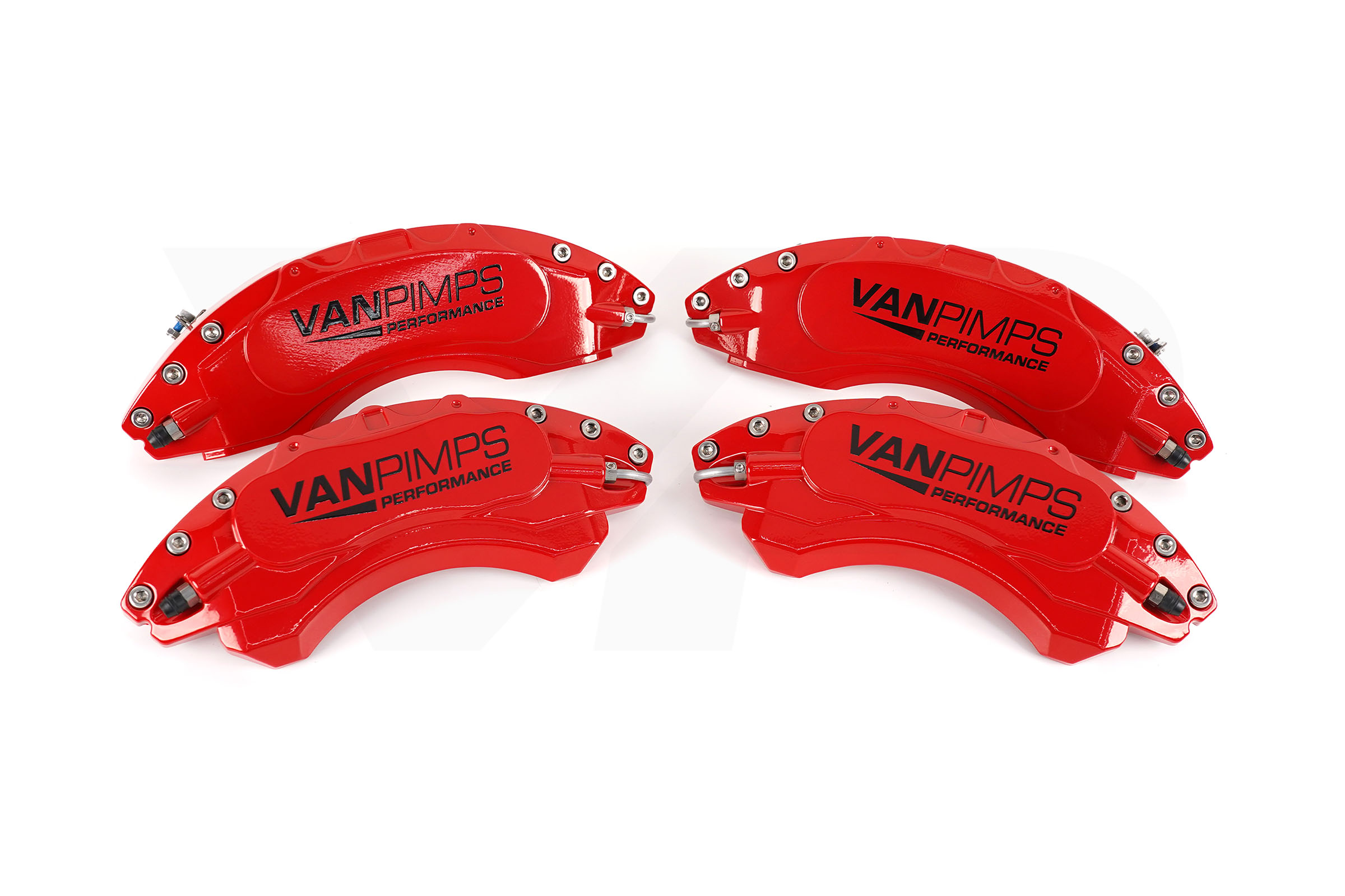Transit Custom MK2 24> VanPimps Performance Caliper Covers - Red (4 Piece Set)