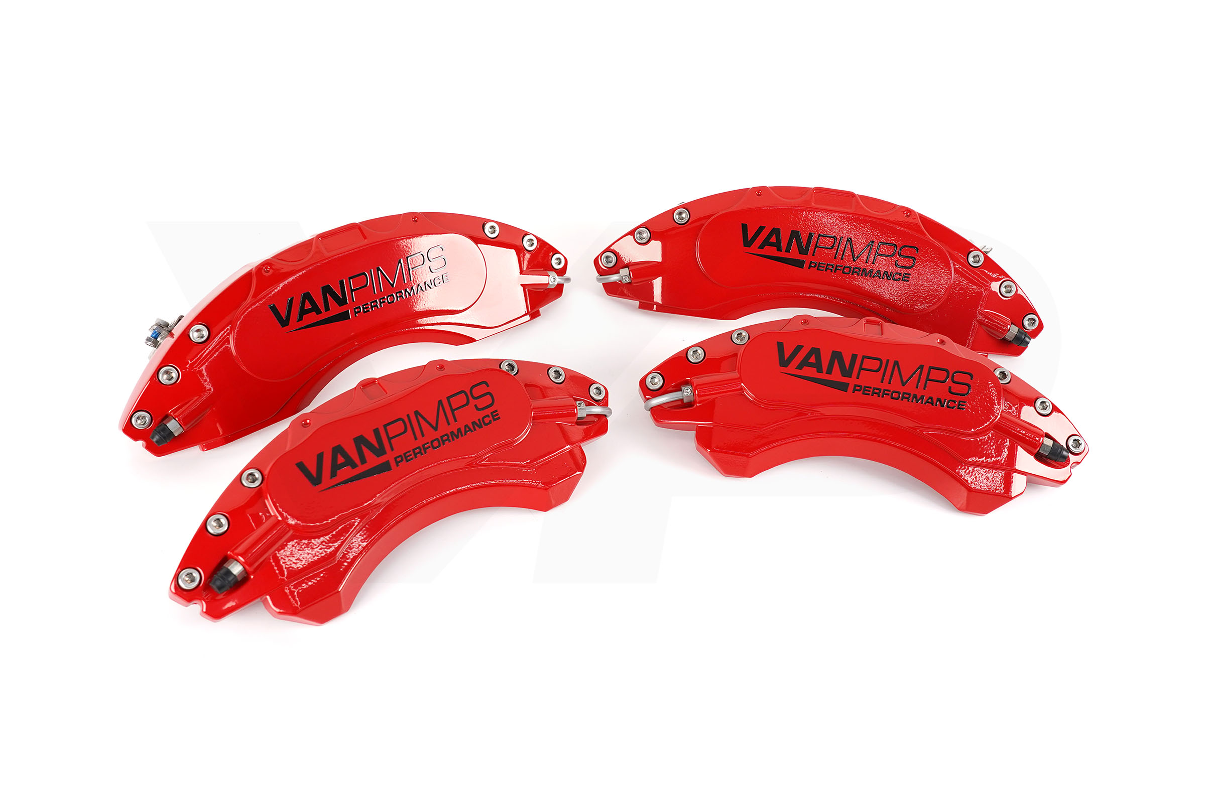 Transit Custom MK2 24> VanPimps Performance Caliper Covers - Red (4 Piece Set) - Image 2