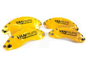 Alternative view of Transit Custom 13-23 VanPimps Performance Caliper Covers - Yellow (4 Piece Set)