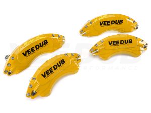 Alternative view of T7 Vee Dub Performance Caliper Covers - Yellow (4 Piece Set)