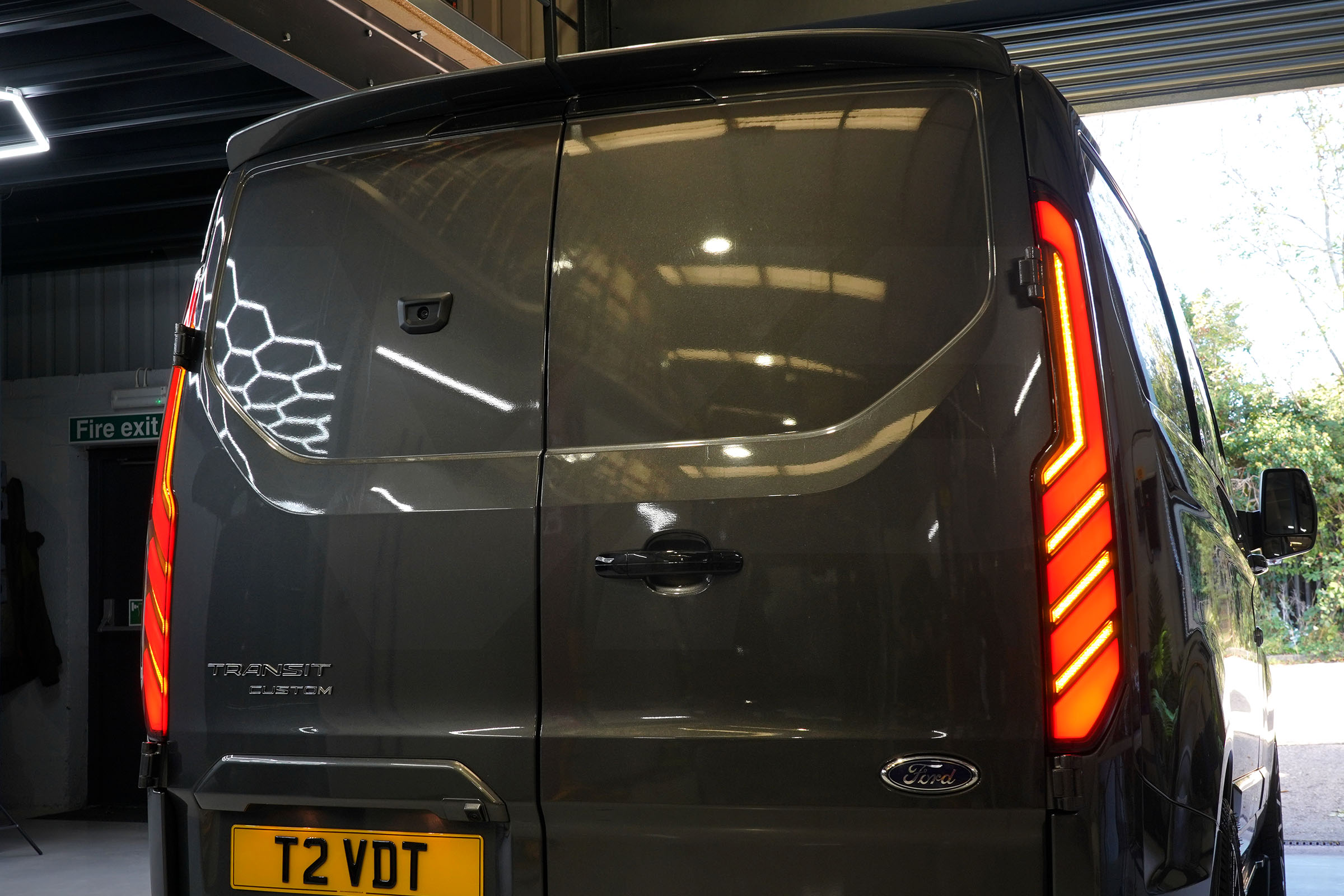 Transit Custom MK1 (2013-2023) Sequential Full LED Rear Lights – Smoked & White (PRE-ORDER) - Image 9
