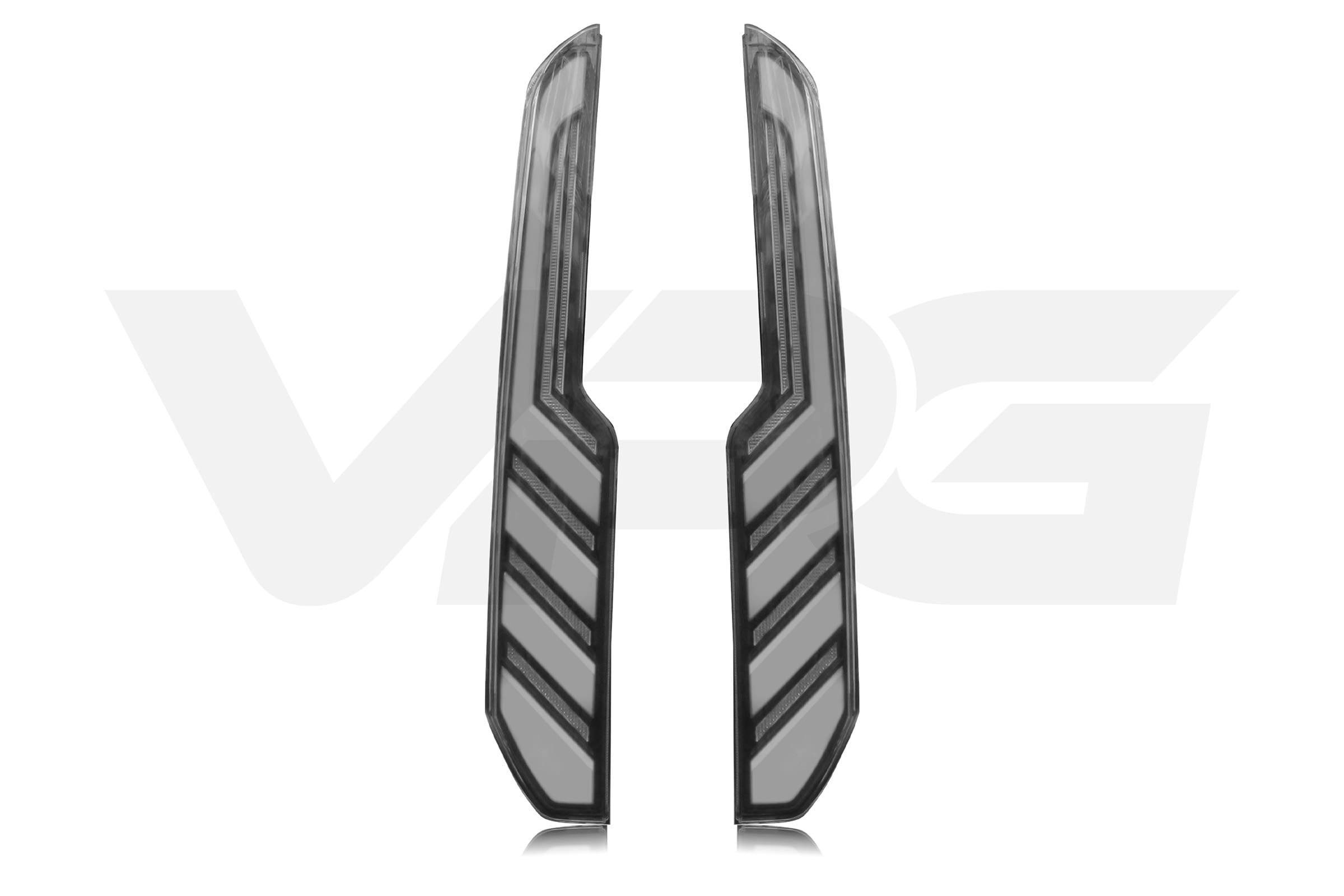 Transit Custom MK1 (2013-2023) Sequential Full LED Rear Lights – Smoked & White (PRE-ORDER) - Image 2