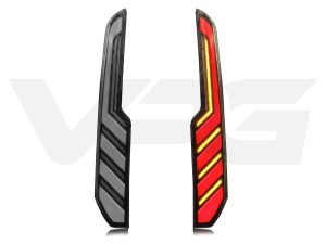 Transit Custom MK1 (2013-2023) Sequential Full LED Rear Lights – Smoked & White (PRE-ORDER) - Image 4