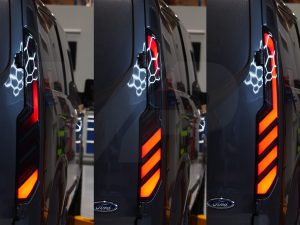 Transit Custom MK1 (2013-2023) Sequential Full LED Rear Lights – Smoked (PRE-ORDER) - Image 3