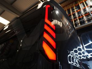Alternative view of Transit Custom MK1 (2013-2023) Sequential Full LED Rear Lights – Smoked (PRE-ORDER)