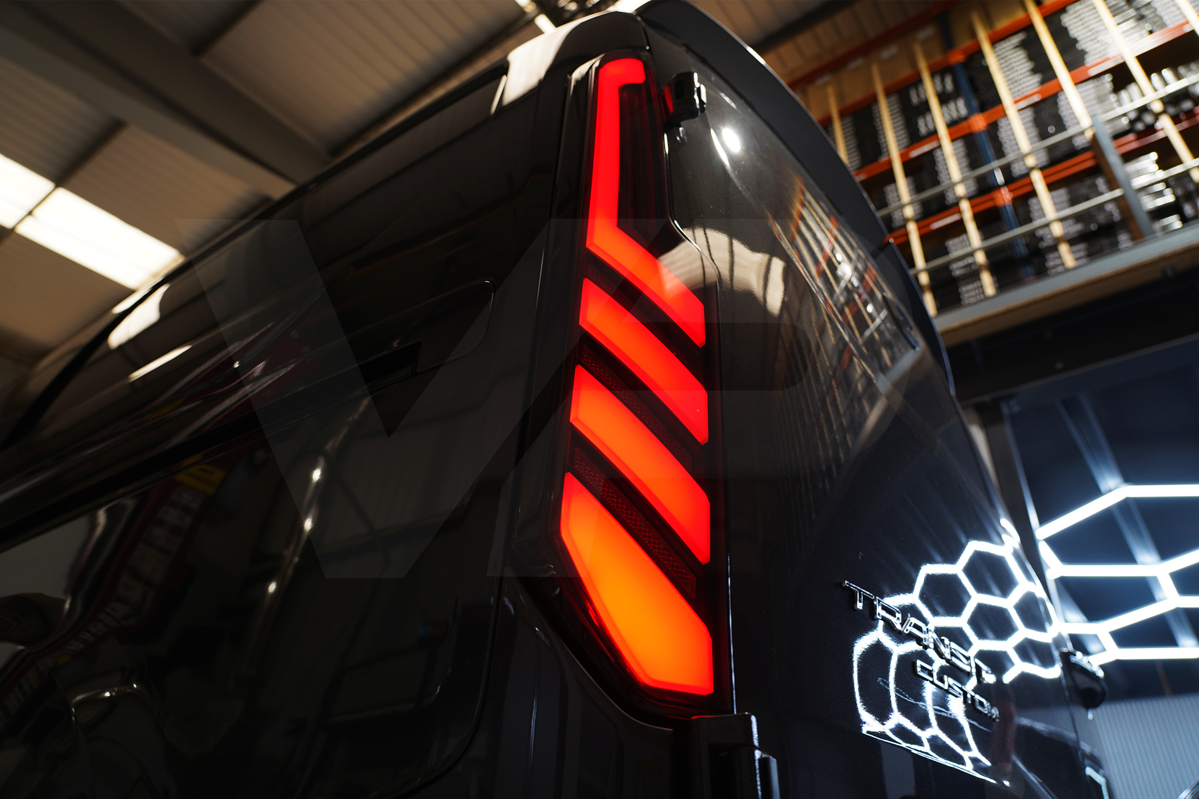 Transit Custom MK1 (2013-2023) Sequential Full LED Rear Lights – Smoked (PRE-ORDER) - Image 2